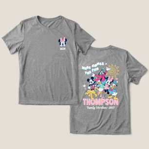 Summer Disney Family Vacation Matching  Tri-Blend Shirt