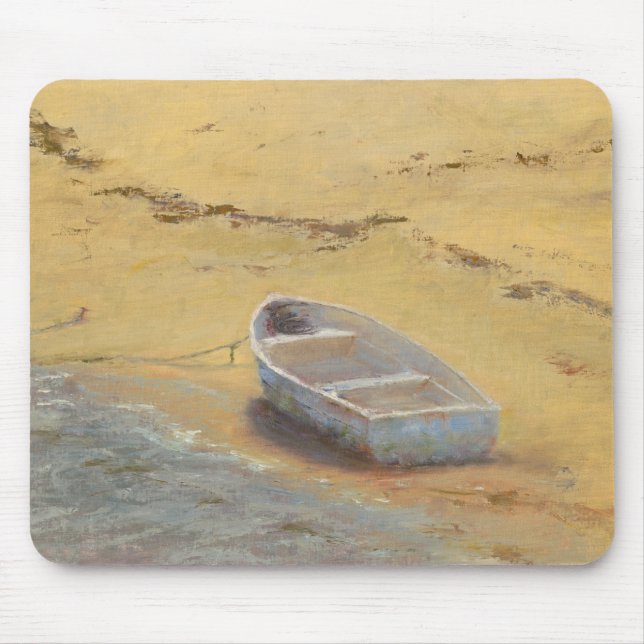 Summer Dory - Boat on the Shore Mouse Pad (Front)