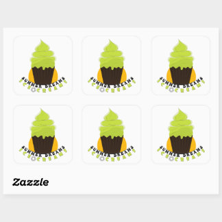 Summer dreams Icecreams Square Sticker