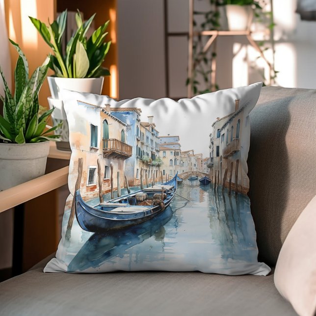 Summer Dreams of  Venice  Throw Pillow (Creator Uploaded)