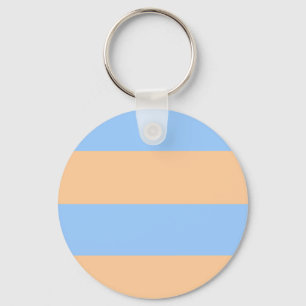 Summer Dreamsicle (Classic Stripes) Keychain