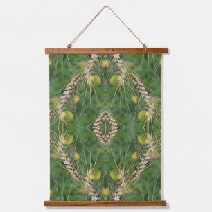 Summer Dried Grass Abstract   Hanging Tapestry