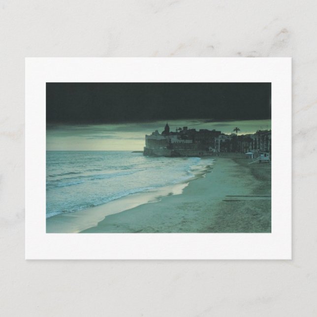 Summer Dusk at Sitges Postcard (Front)