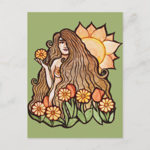 Summer Earth Goddess                               Postcard