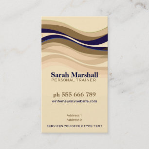 Summer Earth Hills avec Carte de visite de logo