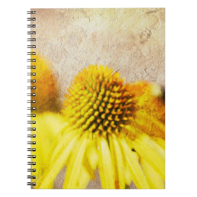 Summer Echinacea Flowers Notebook (Front)