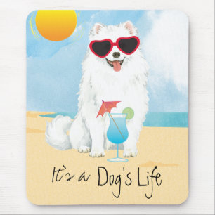 Summer Eskie Mouse Pad