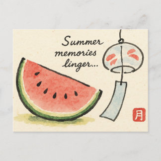 Summer Etegami Postcard