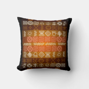 Summer Ethnic Boho Graphic Pillow
