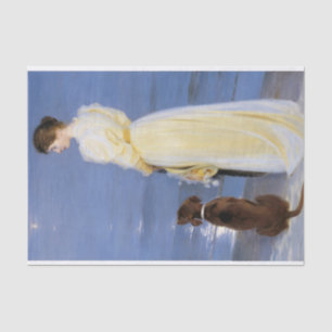 Summer evening at Skagen, P.S.Krøyer, Art Tissue Paper