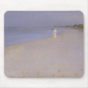 Summer evening at the South Beach, Skagen, 1893 Mouse Pad