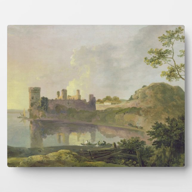 Summer Evening (Caernarvon Castle) c.1764-65 (oil Plaque (Front)