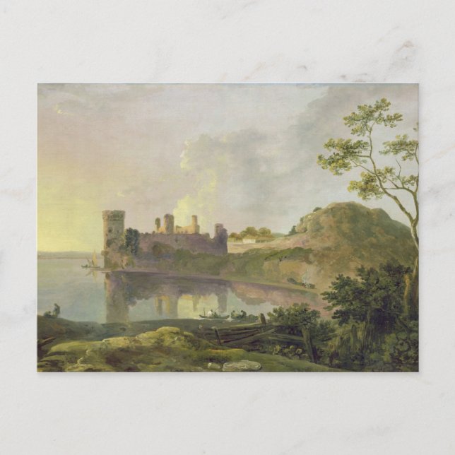 Summer Evening (Caernarvon Castle) c.1764-65 (oil Postcard (Front)