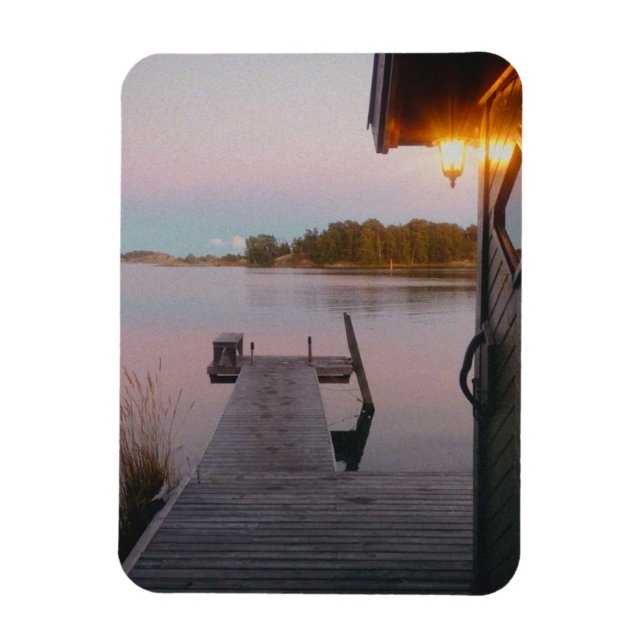 Summer evening in the swedish archipelago magnet (Vertical)