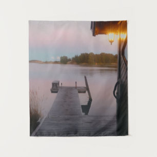 Summer evening in the swedish archipelago tapestry