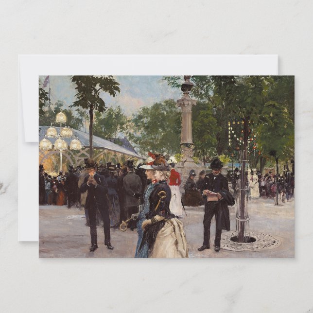 Summer Evening in Tivoli | Paul Fischer (Front)