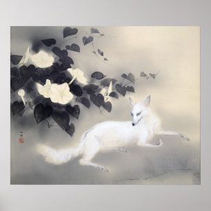 Summer Evening Kansetsu Fox Poster