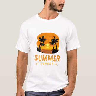 summer Evening Sun Graphic Tee