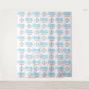 Summer Event Party Backdrop   Step and Repeat Tapestry