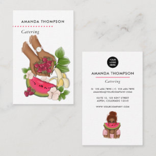 Summer Event Planner Catering Business Card
