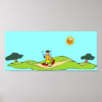 Summer Exercise Funny Poster