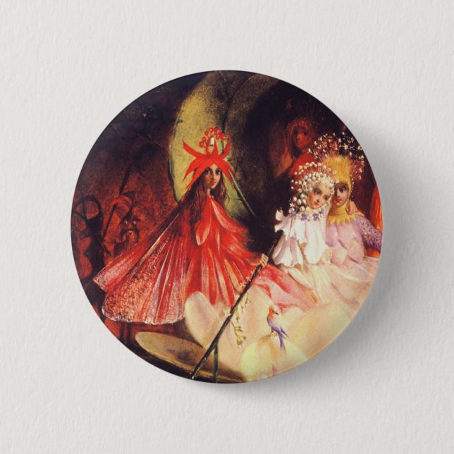 Summer Fairies 2 Inch Round Button (Front)