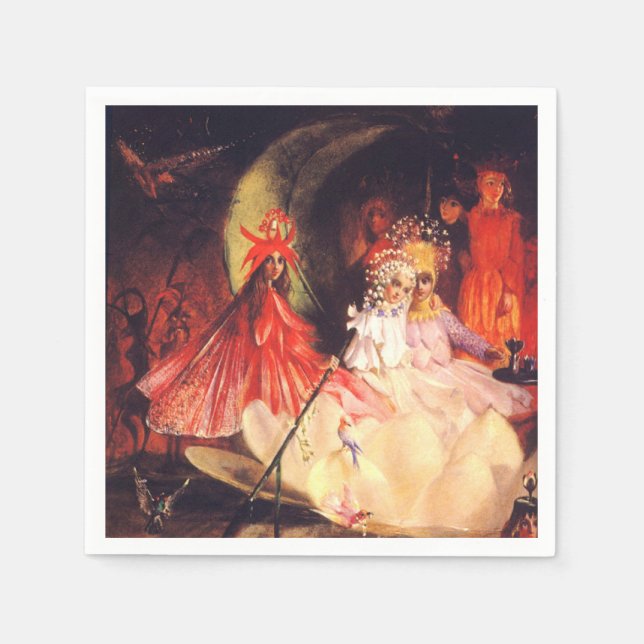 Summer Fairies Napkin (Front)