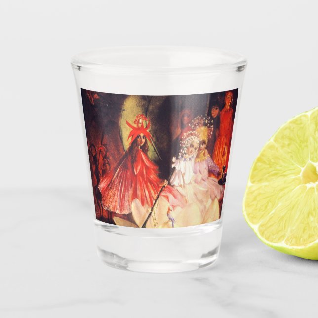 Summer Fairies Shot Glass (Front)