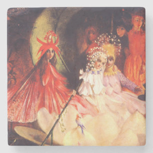Summer Fairies Stone Coaster