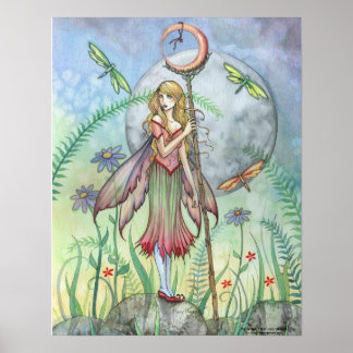 Summer Fairy Poster by Molly Harrison