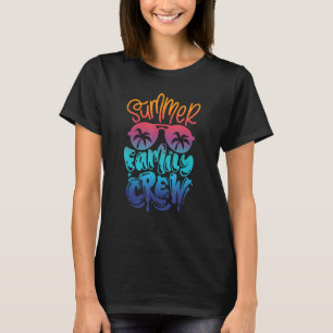 Summer Family Crew Matching Family Group Summer Va T-Shirt