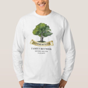 Summer Family Reunion Tree Matching Keepsake Dad T-Shirt