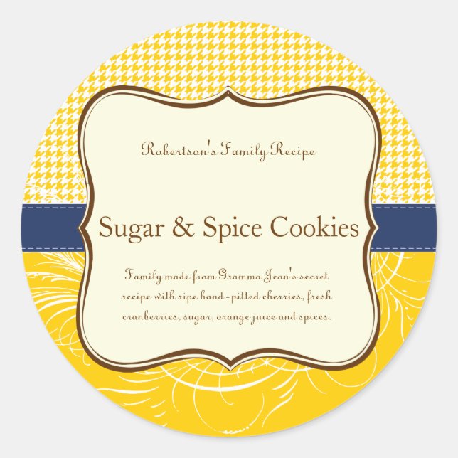 Summer Favour Label (Front)