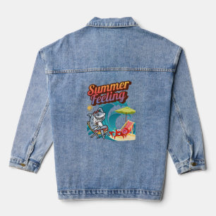 "Summer Feeling" Denim Jacket
