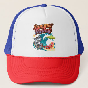 "Summer Feeling"  Trucker Hat