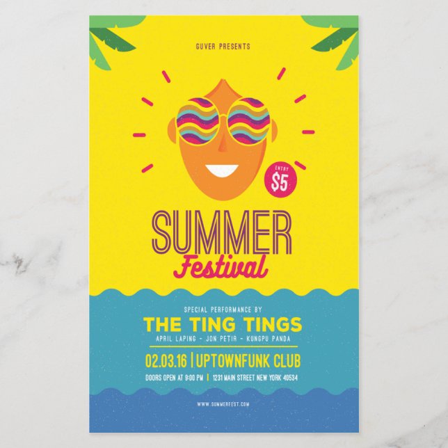Summer Festival Flyer (Front)