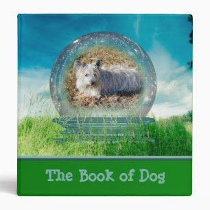 Summer Field Snow Globe Photo Frame 1.5" Binder