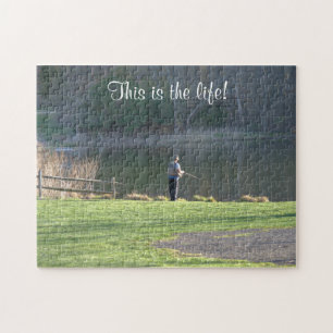Summer Fishing at the Pond Jigsaw Puzzle