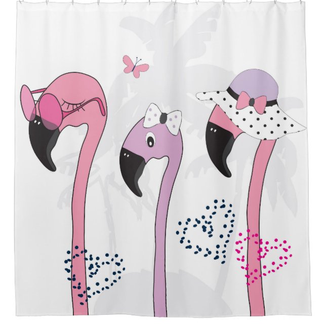 Summer Flamingo: Beach Vintage Illustration. (Front)