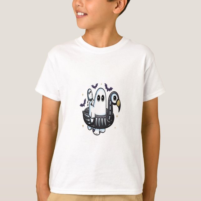 Summer Flamingo Floatie T-Shirt (Front)