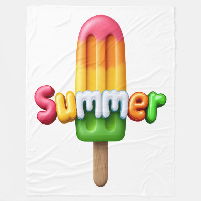 Summer  fleece blanket (Front)