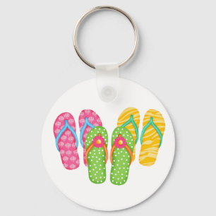 Summer Flip Flops Keychain