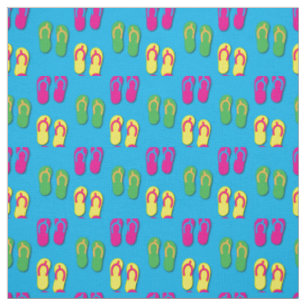 Summer Flip Flops Sandals Fabric
