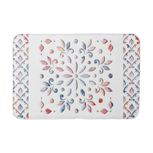 Summer Floral  Bath Mat