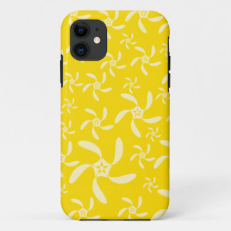 Summer Floral Design. Sunny Yellow. iPhone 11 Case
