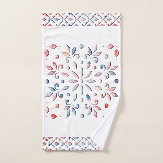 Summer Floral Hand Towel (Hand Towel)