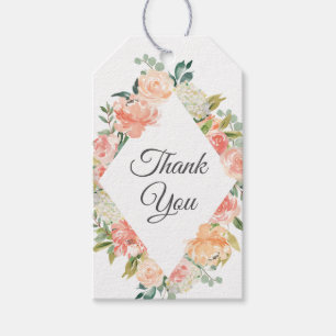 Summer Floral Medley Thank You Gift Tags