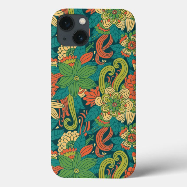 Summer floral pattern Case-Mate iPhone case (Back)