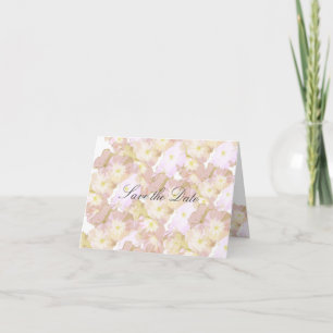 Summer Floral Save the Date Announcement