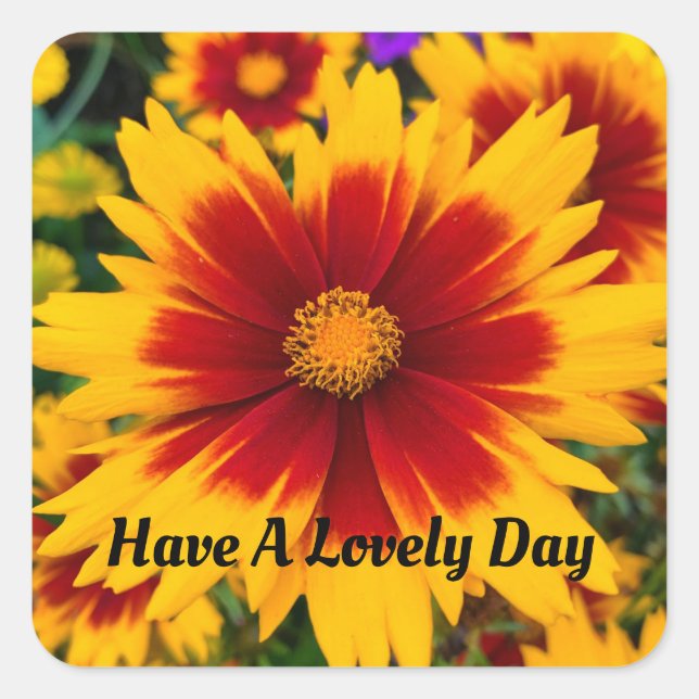 Summer Floral Sticker (Front)